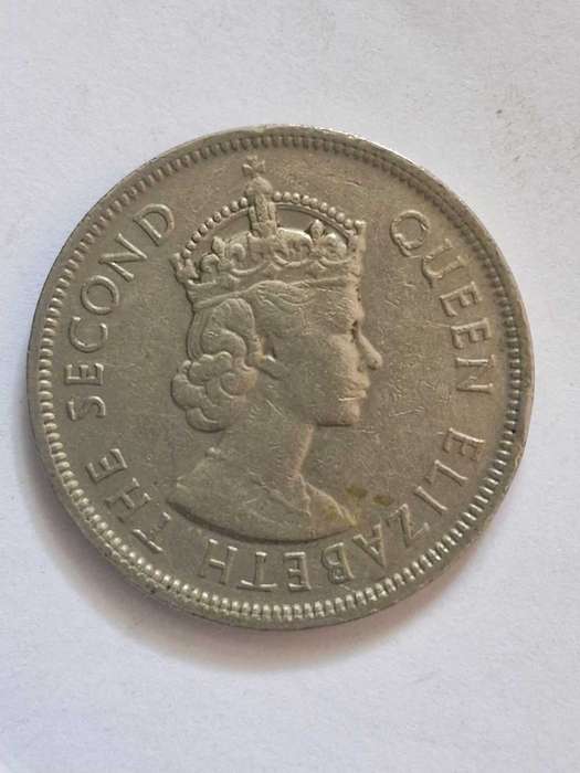Mauritius one RUPEE 1975