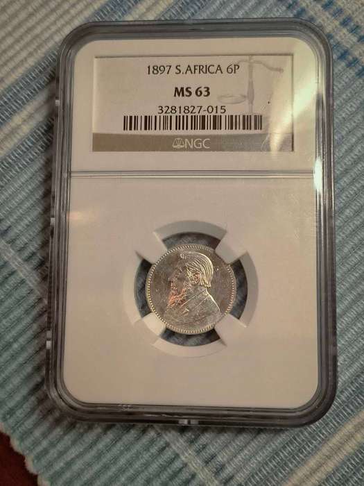 1897 6p #MS63!!