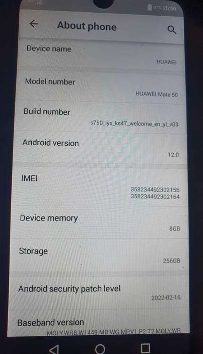 HUAWEI MATE 50 SMART PHONE