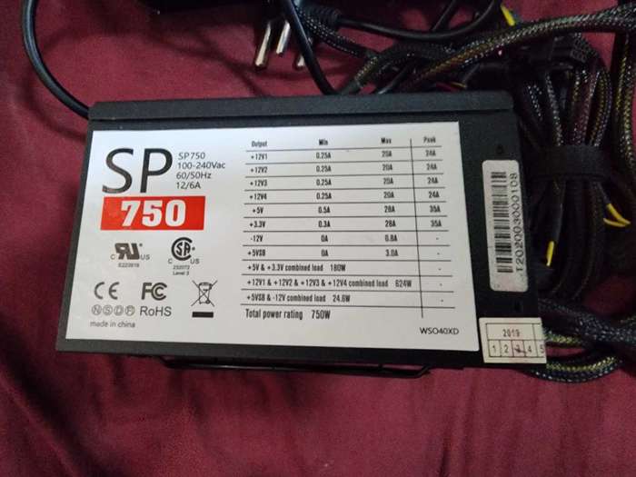 Superchannel REX-750AS PSU With 12CM Fan