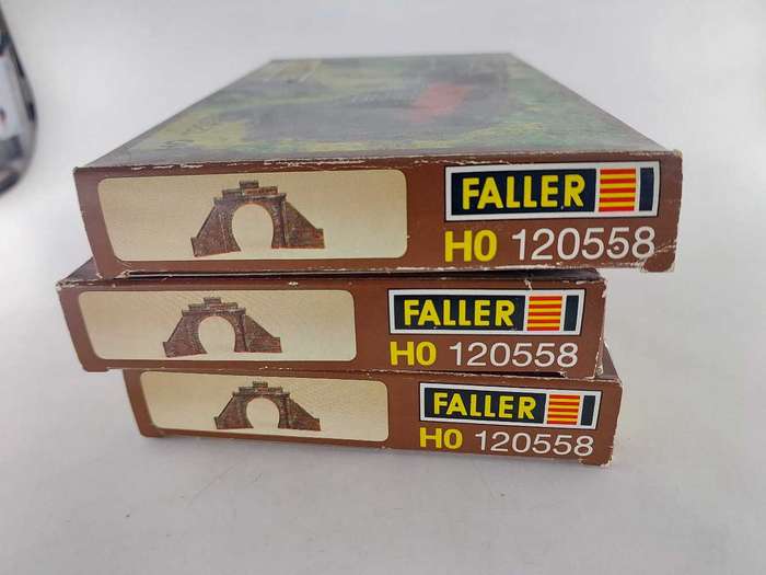 3 x Faller Tunnel Portals (HO)