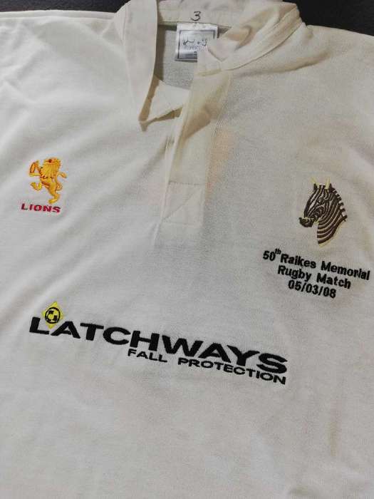 Kwaggas Alternative Jersey 2008 Marius Hurter no 3  Size 50