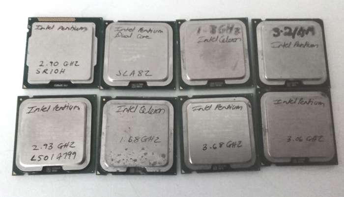VINTAGE CPU`S X8