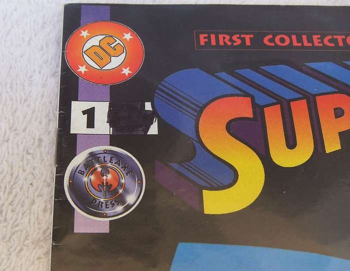 DC COMICS - BATTLEAXE PRESS ( SOUTH AFRICAN ) - SUPERMAN #1 THE LEGEND BEGINS
