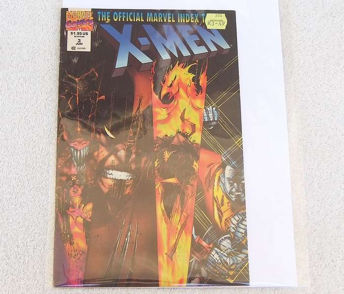 1994 MARVEL COMICS - THE OFFICIAL MARVEL INDEX TO THE X-MEN #3