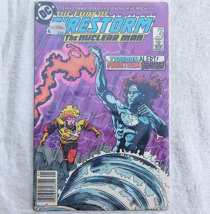 DC COMICS - 1986 FIRESTORM #43 ( NUCLEAR MAN VS TYPHOON )