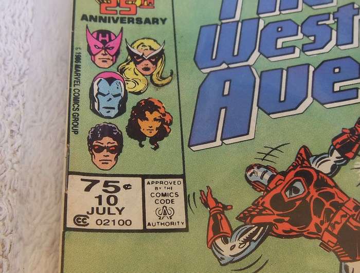 MARVEL 25TH ANNIVERSARY - 1986 THE WEST COAST AVENGERS #10
