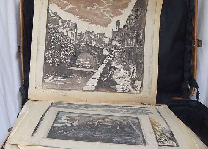AN EXCLUSIVE COLLECTION OF ORIGINAL ART BY LISTED ARTIST HEDWIG BRECHER EIBUSCHITZ  - ONCO