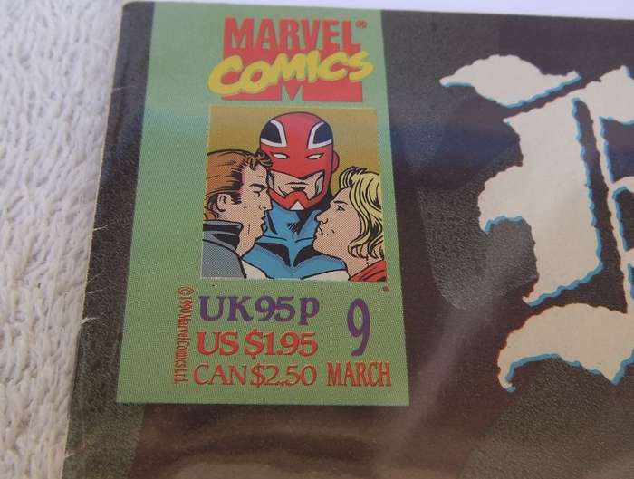 1990 MARVEL COMICS - THE KNIGHTS OF PENDRAGON #9
