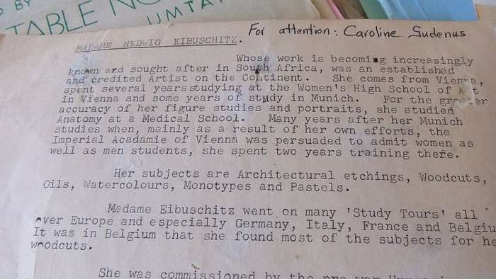 AN EXCLUSIVE COLLECTION OF ORIGINAL ART BY LISTED ARTIST HEDWIG BRECHER EIBUSCHITZ  - ONCO