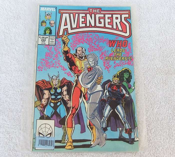 1988 MARVEL - THE AVENGERS #294 ( WHO LEADS THE AVENGERS )
