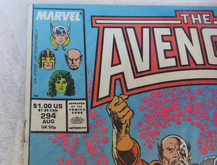 1988 MARVEL - THE AVENGERS #294 ( WHO LEADS THE AVENGERS )