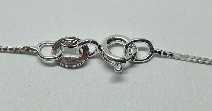 A vintage sterling silver Cancer Zodiac sign pendant with a sterling silver necklace