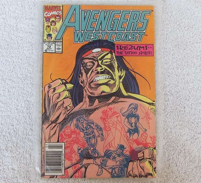 MARVEL COMICS - 1991 AVENGERS WEST COAST #72