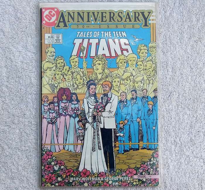 1985 DC COMICS - TALES OF THE TEEN TITANS #50 - 50TH ANNIVERSARY