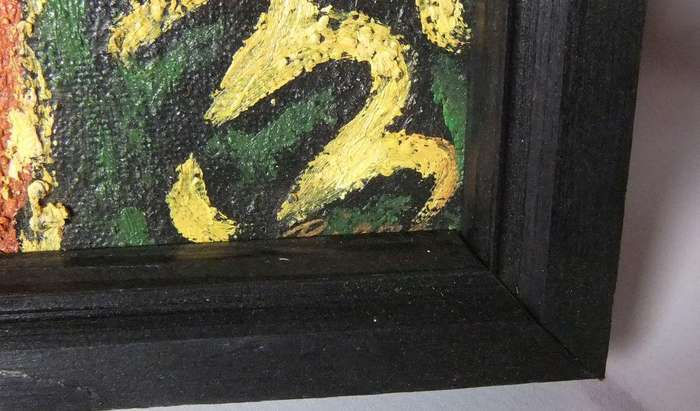 TWO EYE CATCHING GENUINE SIGNED CANVAS ON BOARD OIL PAINTINGS DEPICTING WILD ANIMALS