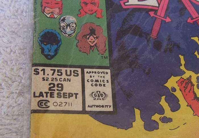 MARVEL COMICS - EXCALIBUR #29 ( 1990 )
