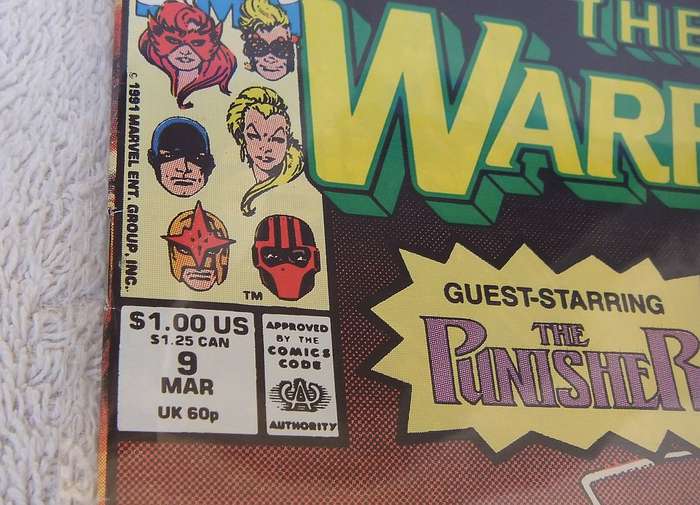 1991 MARVEL COMICS - THE NEW WARRIORS #9