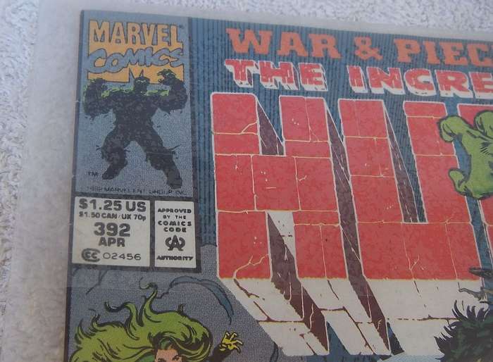 1992 MARVEL COMICS - THE INCREDIBLE HULK #392 ( AT ODDS WITH X-FACTOR )