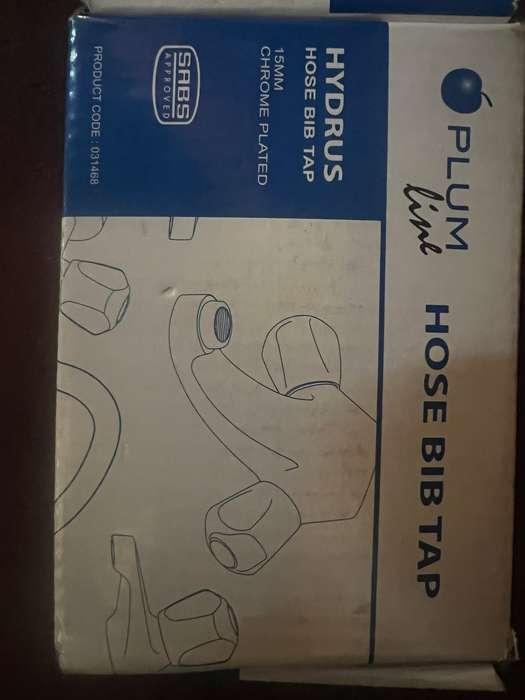 PLUMLINE HYDRUS HOSE BIBTAP CP 15mm