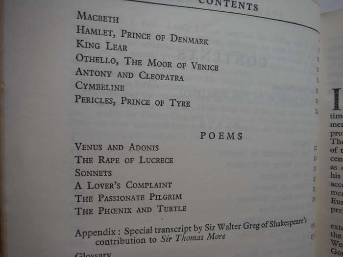 The Complete Works of William Shakespeare - Softcover - The Tudor Edition - 1961