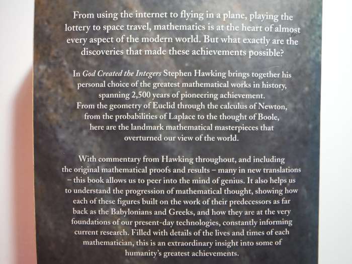 God Created the Integers - Paperback - Stephen Hawking