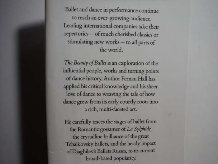 The Beauty of Ballet - Hardcover - Fernau Hall - 1989