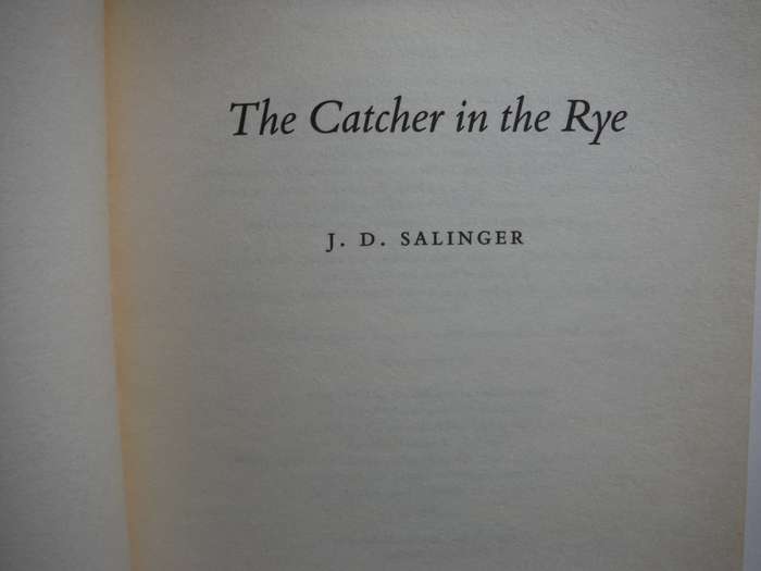 The Catcher in the Rye - Paperback - J.D. Salinger and Sparknotes Study Guide