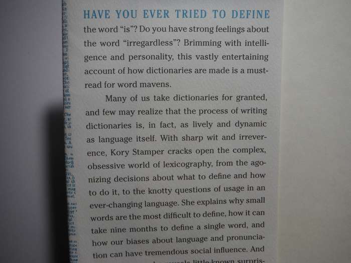 Word by Word : The Secret Life of Dictionaries - Hardcover - Kory Stamper