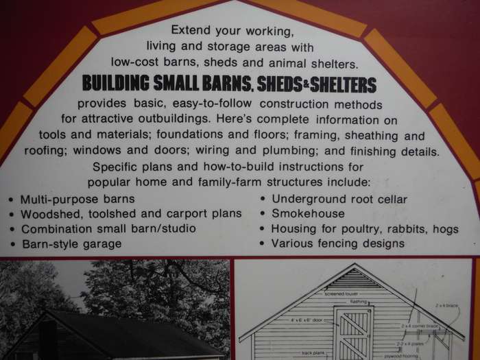 Building Small Barns, Sheds & Shelters - Softcover - Monte Burch