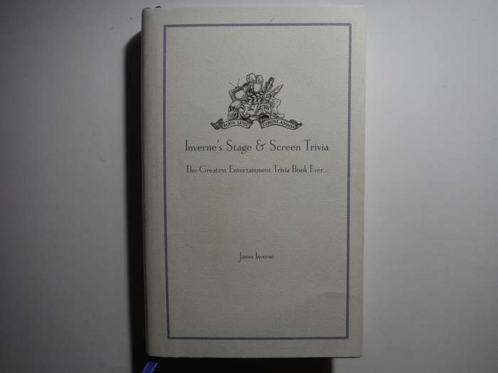 Inverne's Stage and Screen Trivia - Hardcover - James Inverne