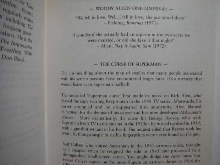 Inverne's Stage and Screen Trivia - Hardcover - James Inverne