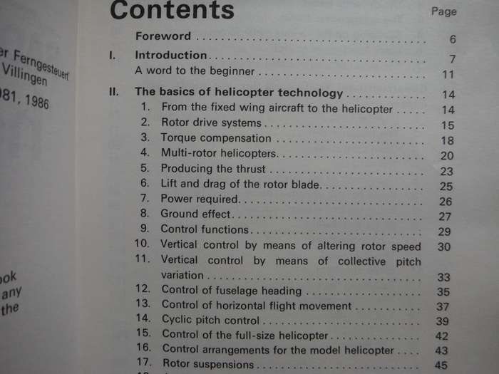 Schluter's Radio Controlled Helicopter Manual - Paperback - Dieter Schluter - 1987