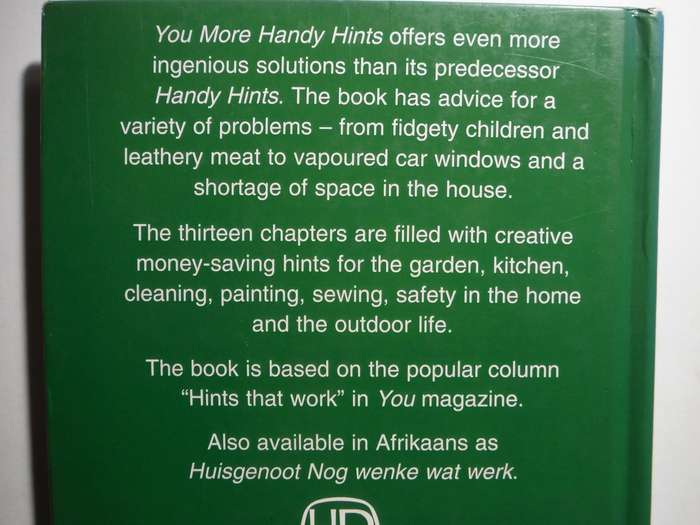 You : More Handy Hints - Hardcover - Compiled by Leo Kritzinger