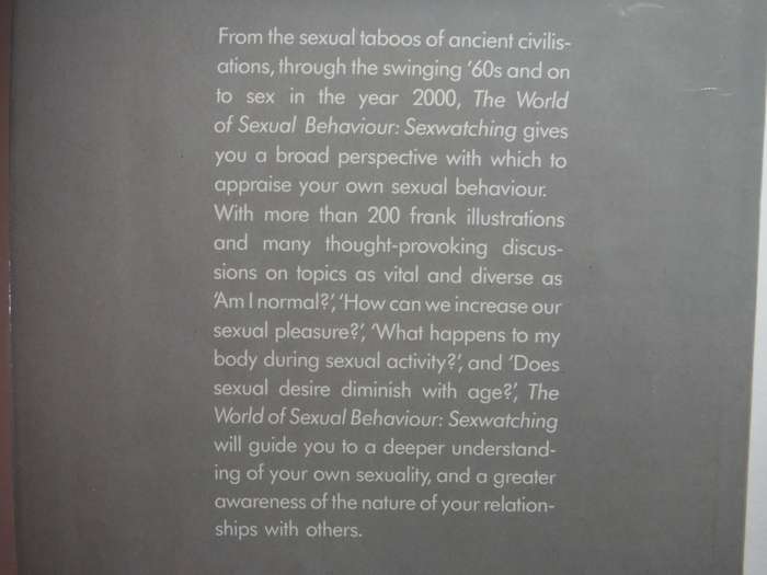 The World of Sexual Behavior : Sexwatching - Hardcover - Milton Diamond - 1984
