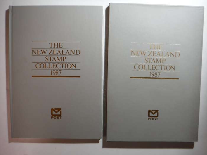 The New Zealand Stamp Collection 1987 - Hardcover with Slipcover and all Stamps Intact