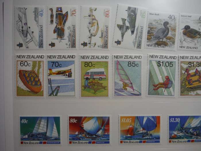 The New Zealand Stamp Collection 1987 - Hardcover with Slipcover and all Stamps Intact