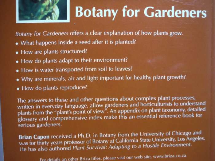 Botany for Gardeners - Paperback - Brian Capon