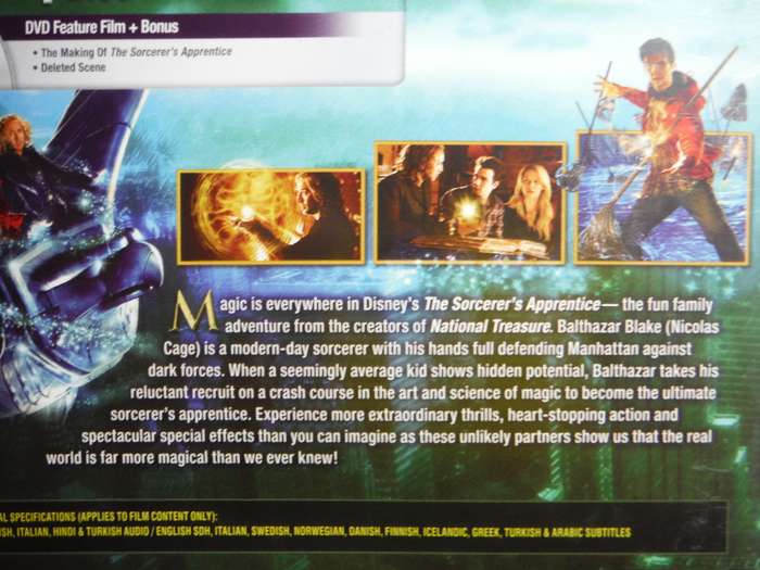 The Sorcerer's Apprentice - Nicolas Cage - DVD