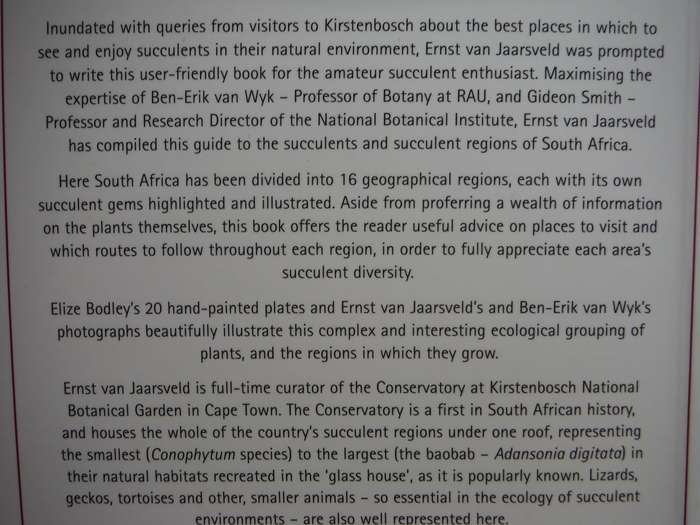Succulents of South Africa : A Guide to the Regional Diversity - Paperback - Ernst van Jaarsveld