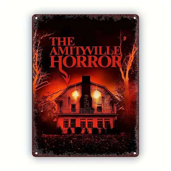 Horror Movie Tin Sign - The Amityville Horror - 30cm x 20cm