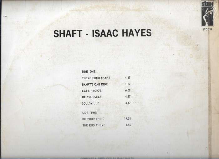 SHAFT- ISAAC HAYES (LP VINYL)