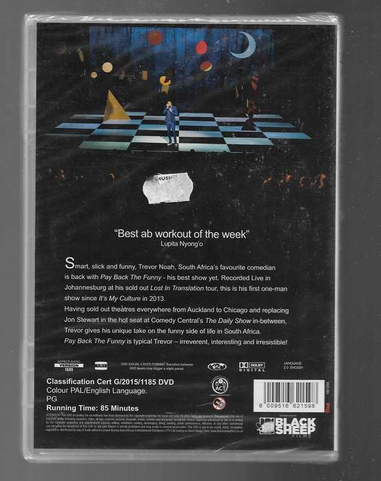PAY BACK THE FUNNY- TREVOR NOAH (dvd)