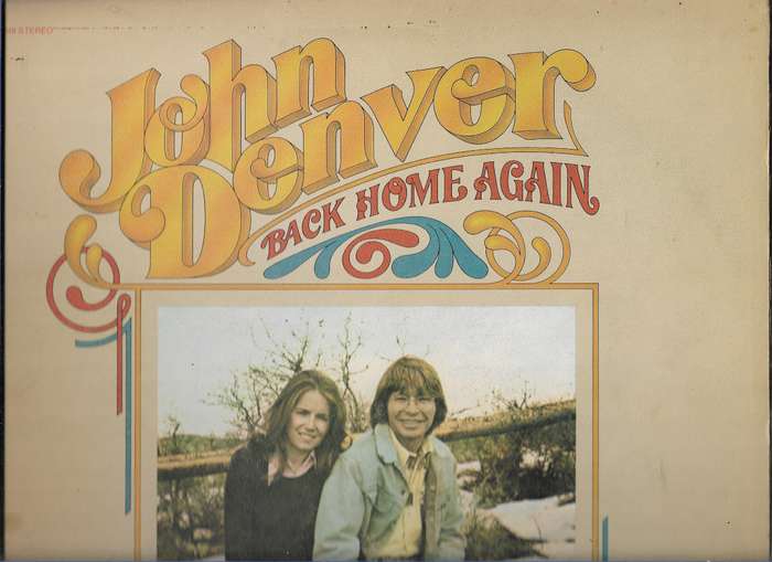 JOHN DENVER- BACK HOME AGAIN (LP VINYL)
