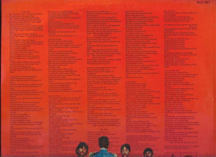 SGT PEPPERS LONELY HEARTS CLUB BAND- THE BEATLES (LP VINYL)