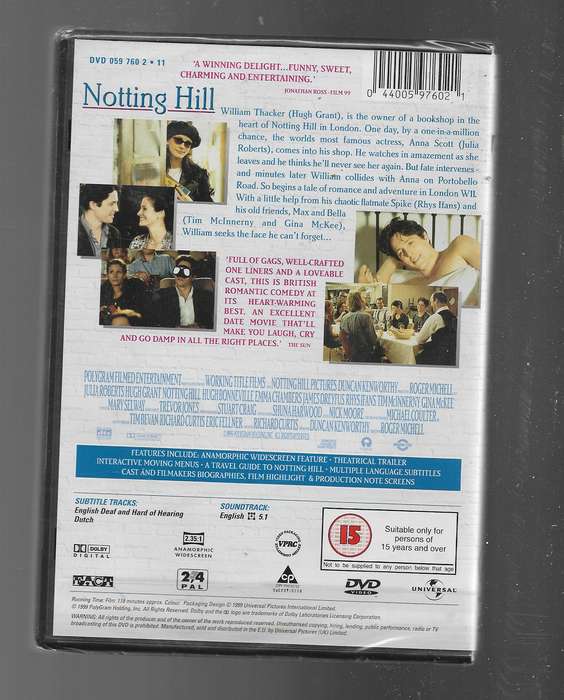 NOTTING HILL (DVD)