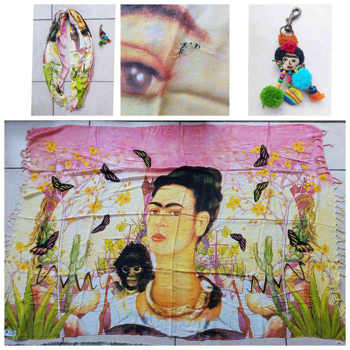 Frida Kahlo Scarf + Keyring