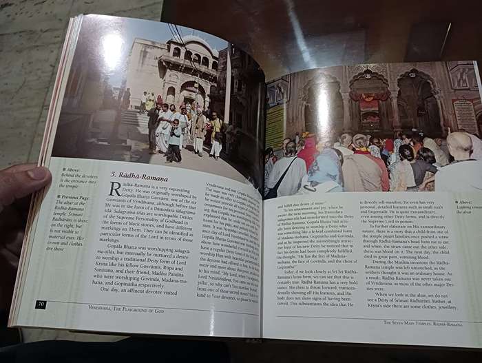 Book: Vrindavana The Playground of God (Hardcover, coffee table format, New)