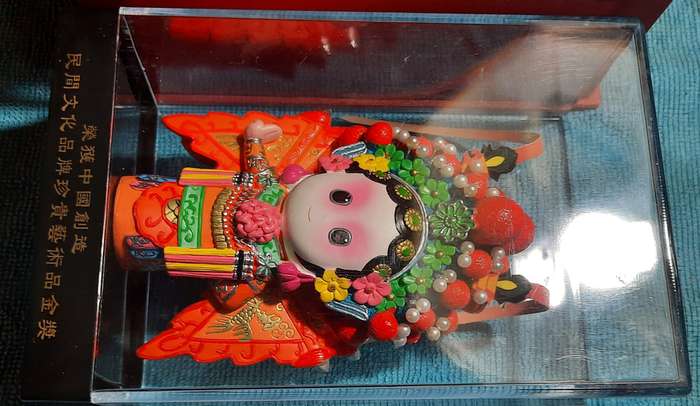 Hua Mulan Doll in box fine condition from China