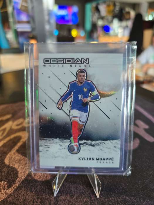 2023-24 Panini Obsidian White Night Case Hit Kylian Mbappe France